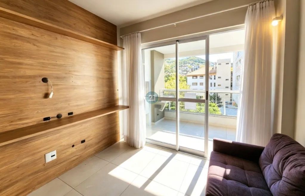 Apartamento mobiliado com 02 quartos, 01 agaragem, e ampla sacada com churrasqueira no Sac - Foto 4