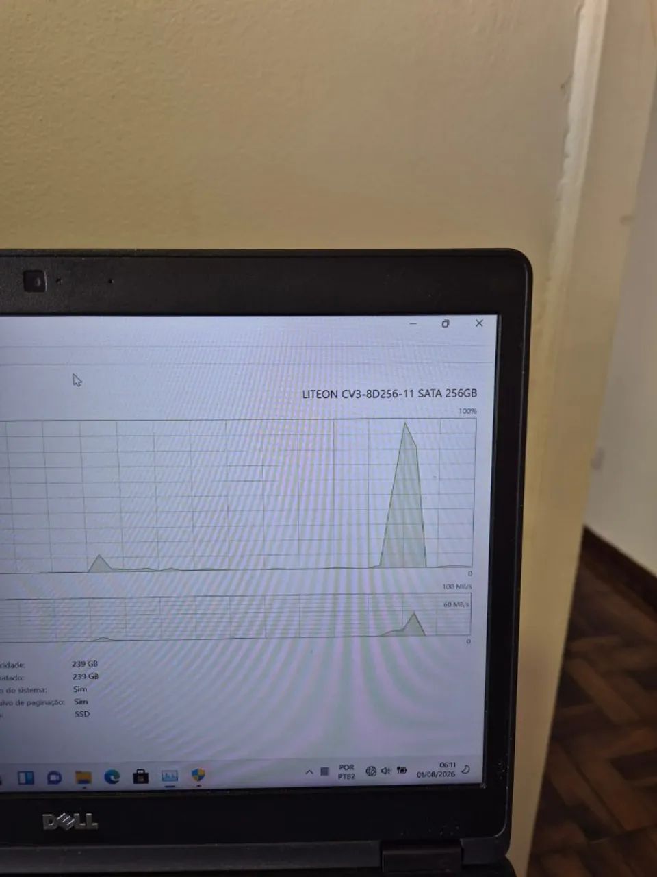 Vendo Notebook Dell Latitude 5480 em ótimo estado - Foto 4