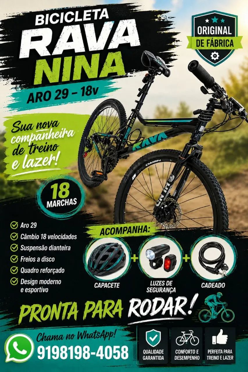 Vende-se se Bicicleta Rava