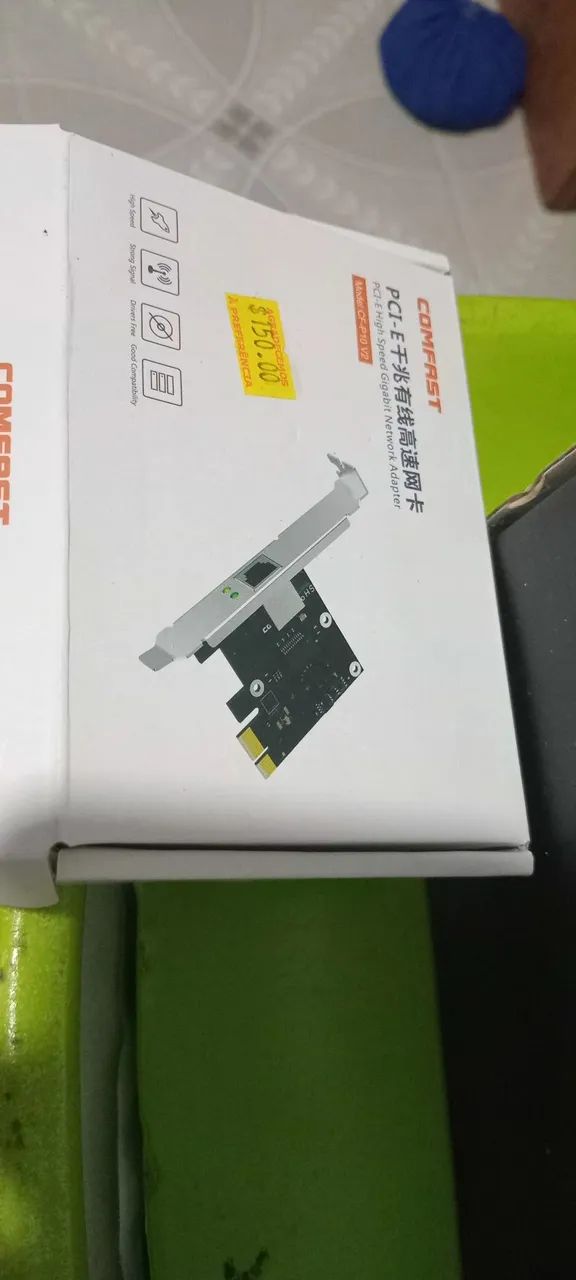 Placa de rede 10/100/1000 gigabits  - Foto 2
