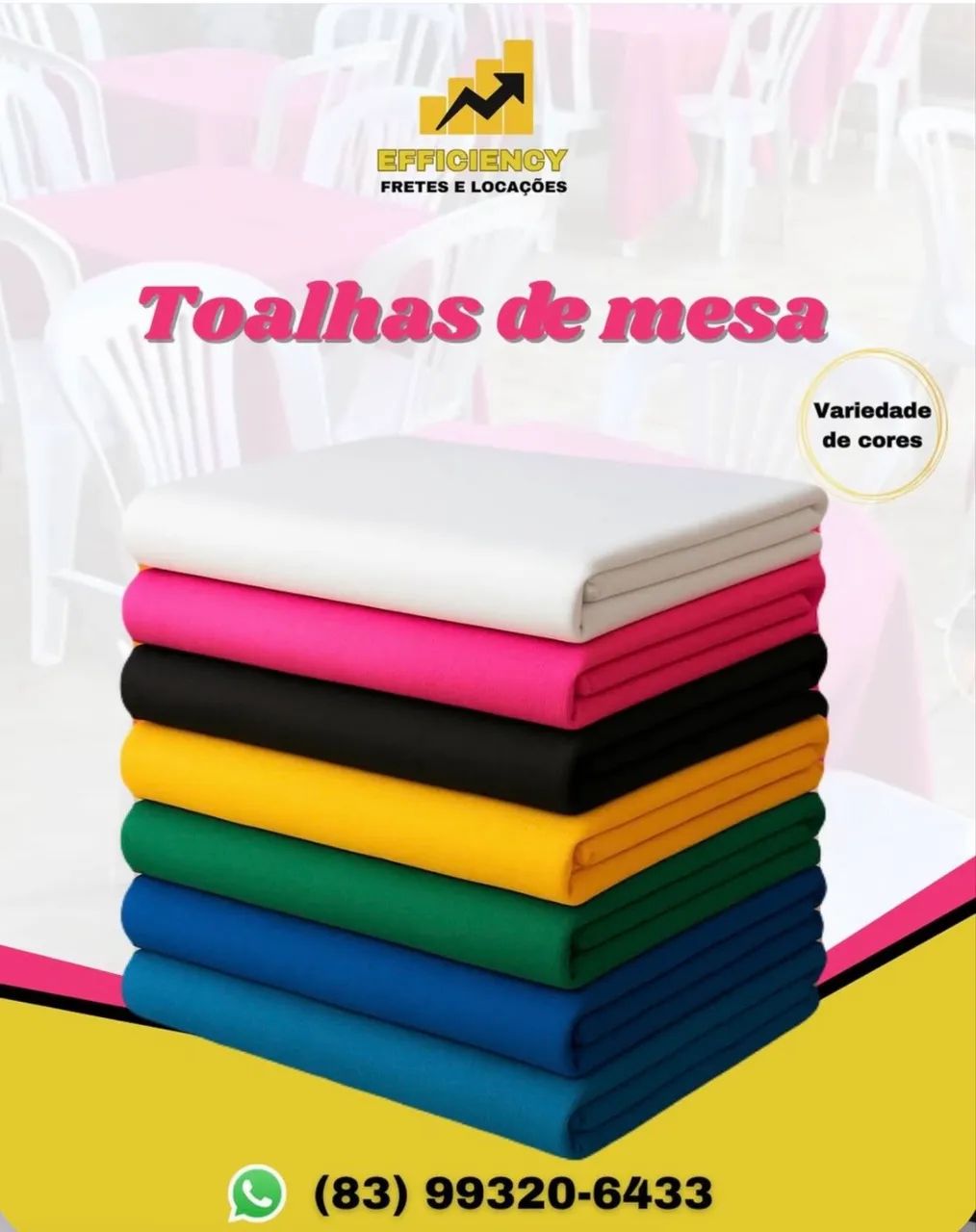 Locação / Aluguel Mesas, Cadeiras, Toalhas, Pula Pula e Piscina de bolinhas  - Foto 2