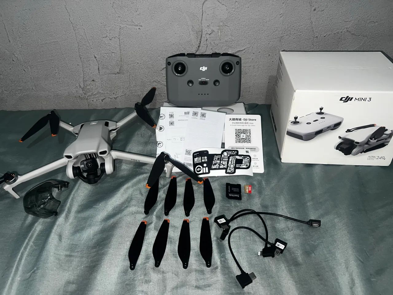 DJI Mini 3 + RC-N1 | Estado de Novo | NF | 54 Voos