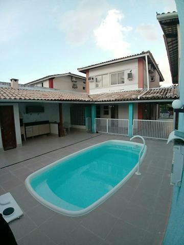 Bela casa 4 quartos com piscina do imóvel ar em todos cômodo condominio luxo