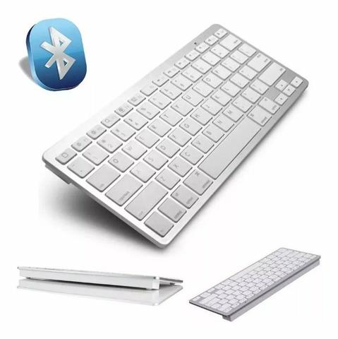 Mini Teclado Sem Fio Bluetooth Wireless Pc Tablet - Foto 5