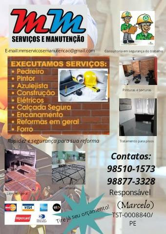 Serviços de construção e reformas