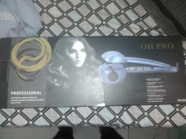 Prancha cacheadora pra cabelo