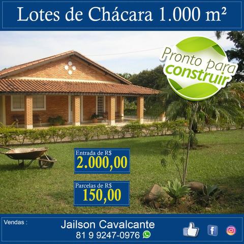 Lotes de Chácara - Pronto Para Construir
