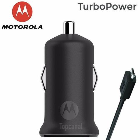 Carregador veicular turbo motorola
