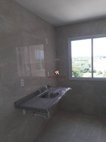 Apartamento NOVO com 3 dormitórios para alugar, 65 m² por R$ 1.150/mês - Messejana - Forta - Foto 12