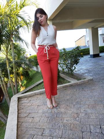 Calça com cinto - Foto 6