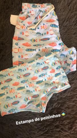 Kit Sunga + short infantil - Foto 4