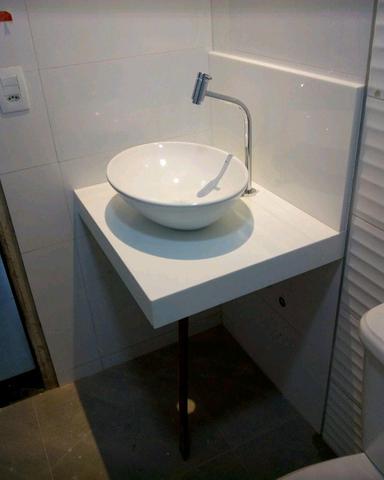 Pias esculpidas em porcelanato - Foto 5