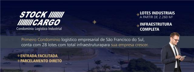 Terreno em Condomínio Industrial - São Francisco do Sul/SC - Entrada + Parcelas R$5.415,87 - Foto 5