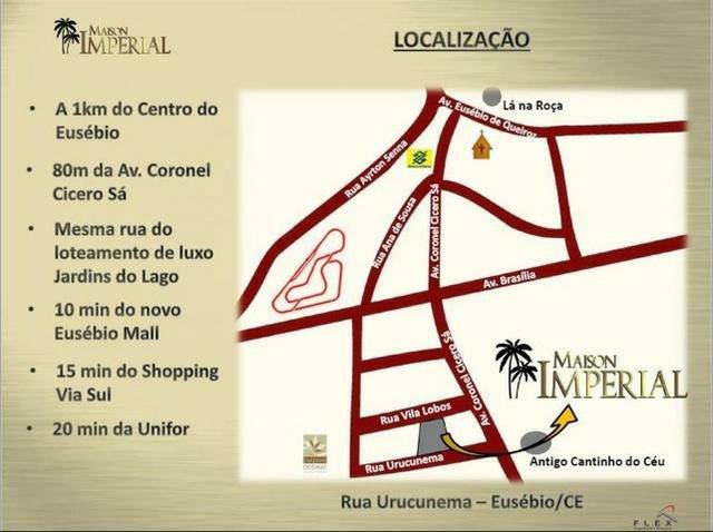 Casas em Eusébio, rua privativa, 4 SUÍTES - Foto 9