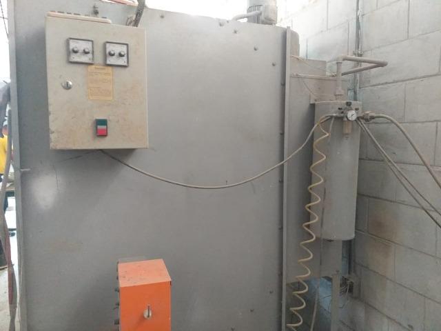 A cabine de pintura eletrostática marca Caibam completa em perfeito estado de uso - Foto 2