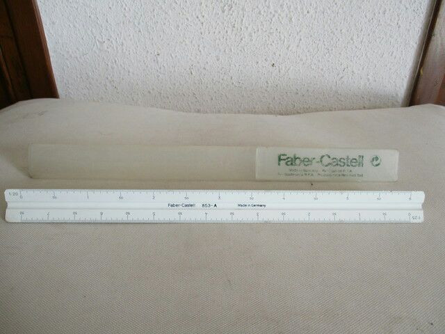 Regua arquitetonica faber castel raridade - Foto 2