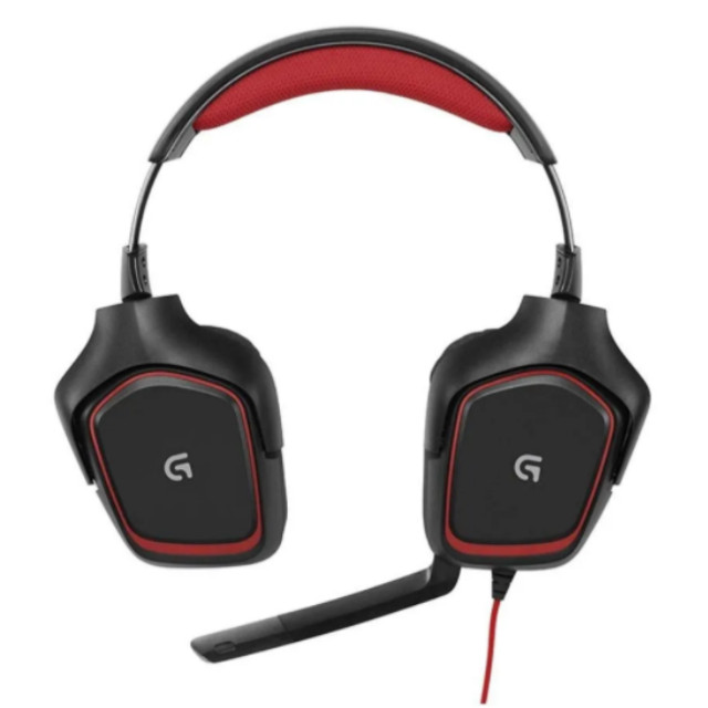Fone Gamer Logitech Preto e Vermelho sem marcas de uso - Foto 3