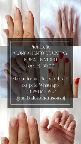 Alongamento de unhas