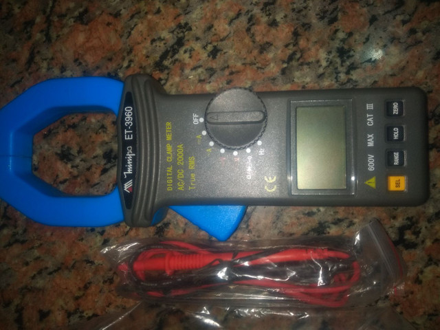 Alicate amperímetro Minipa R$ 400,00 - Foto 4