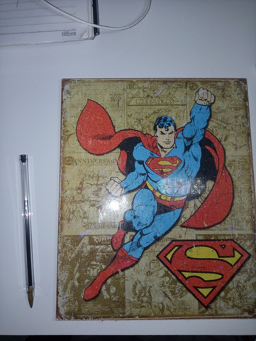 Quadro Vintage Super Herói Super Homem