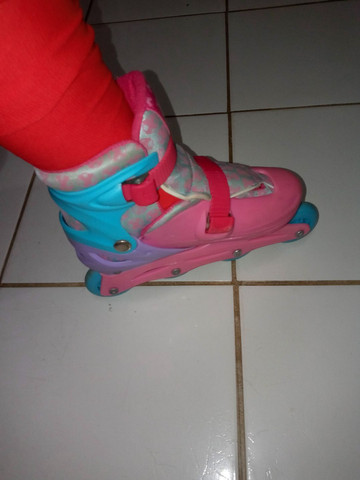 Patins infantil usado - Foto 5
