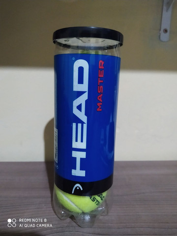 Bola de Tênis Head Master Tubo com 3 Bolas - Lacrado