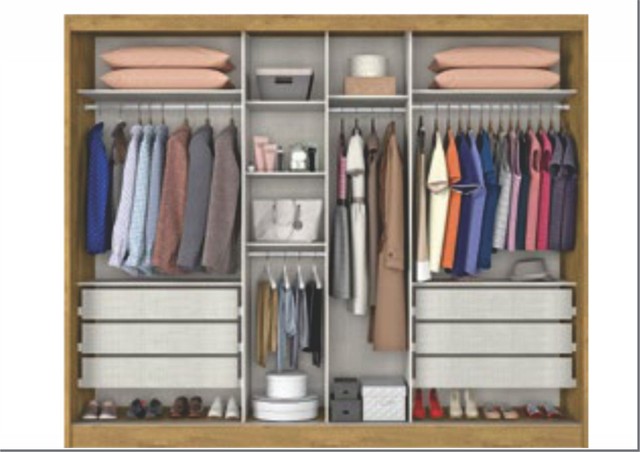 Quarto roupeiro casal com espelho - Foto 4