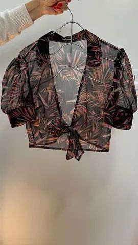 Blusinha com transparência - Foto 2