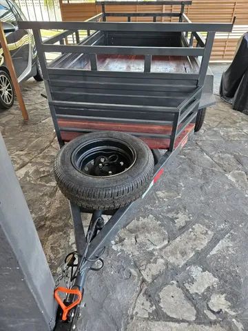 Mini Paredão de Som Automotivo Reboque Carretinha MDF com mini