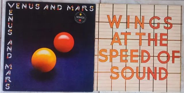 paul mccartney(wings) 2lps-1975/1976