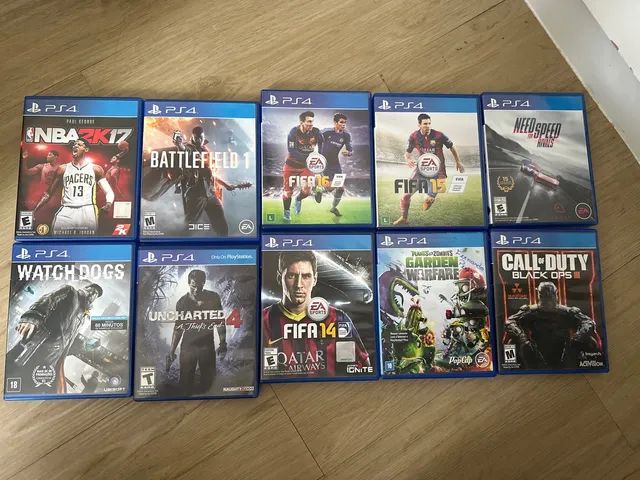 Vendo 10 jogos de PS4 - Videogames - Graça, Salvador 1254185107