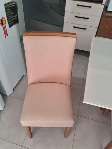 Conjunto de mesa 6 cadeiras 100% MDF ( Mesa nevada ) - Foto 4
