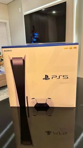 Console PlayStation 5 Standard 825GB Sony Midia Fisica Com 2 Controles