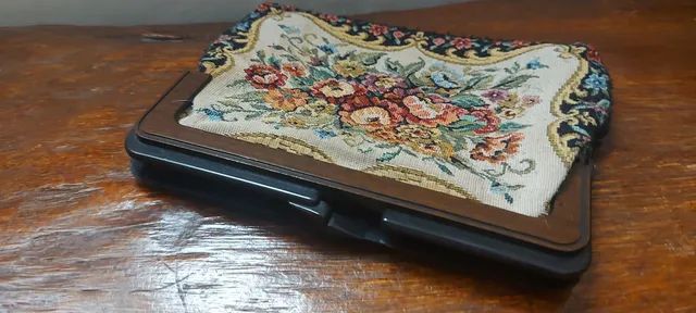 Bolsa gobelin antiga - Foto 4
