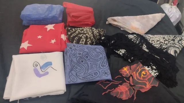Lote de lenços usado em ótimo estado - Foto 5