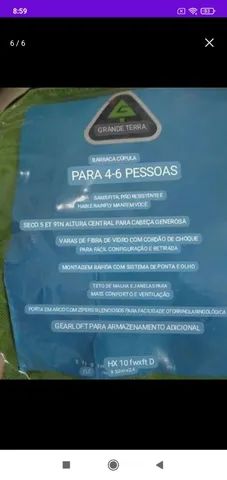 barraca importada para 6 pessoas - Foto 3