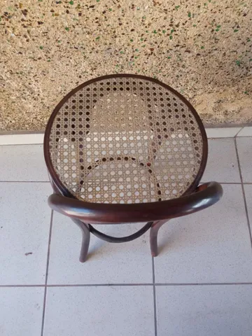 Banqueta Alta de palhinha