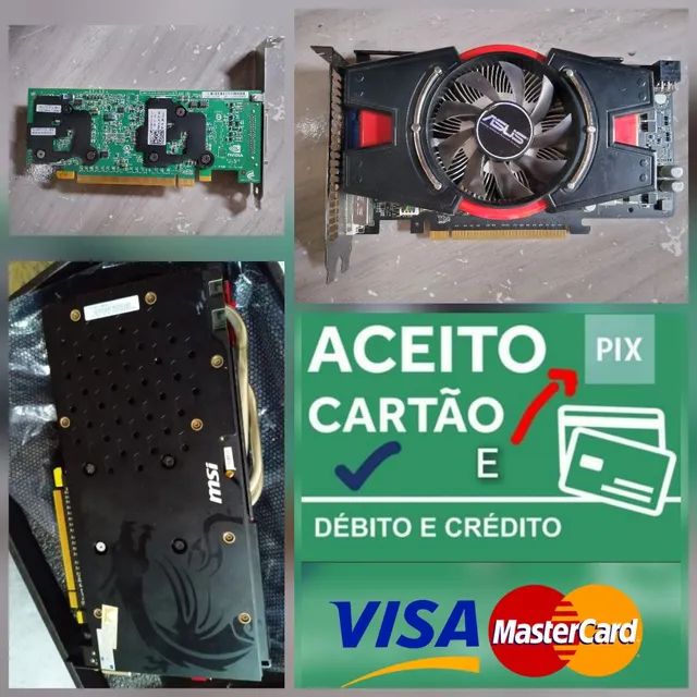 Placas de vídeo (pra conserto ou retirada de peças) - Foto 6