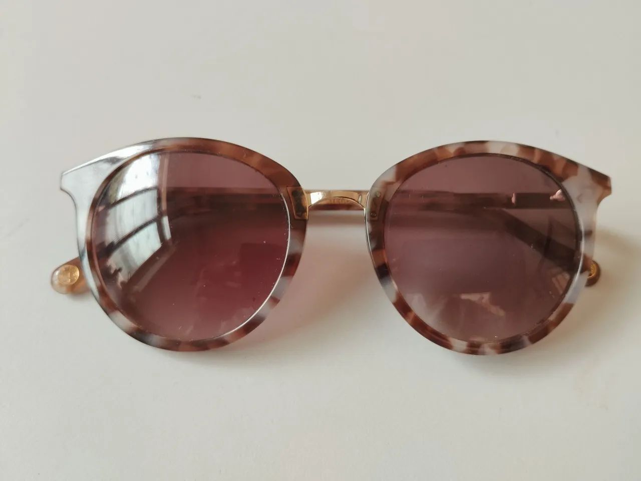 Óculos Sol MASSIMO DUTTI _ animal print - excelente estado  - Foto 3