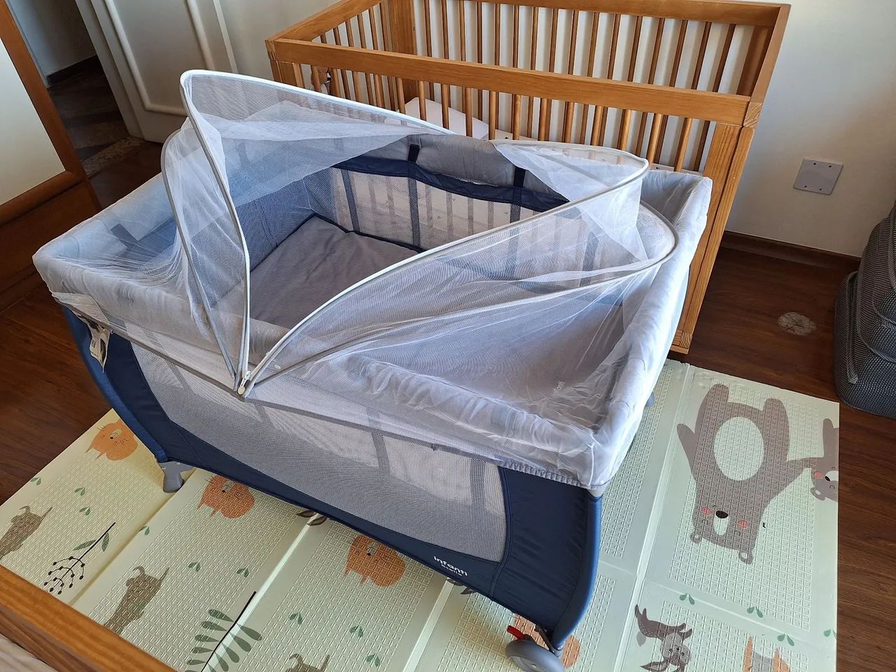 Berço-cercado para Bebê Infanti Stelle - Foto 2