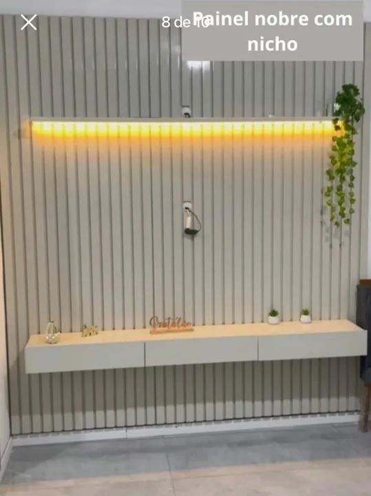 painel ripado com led[briza]