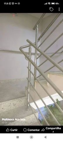 Guarda corpo e corrimão de aço inox - Foto 2