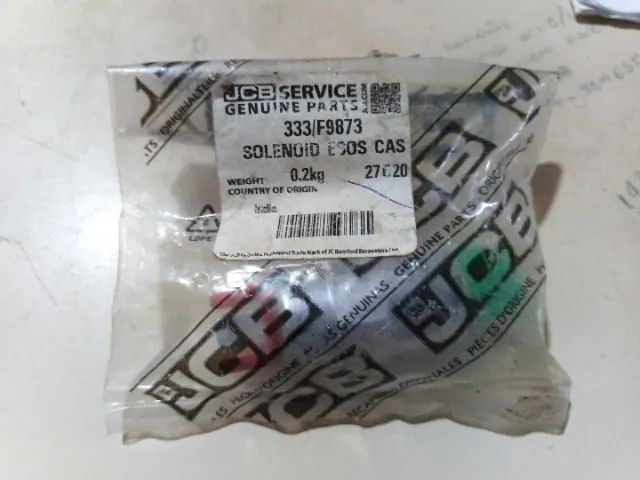 Solenoide ESOS COLD JCB 1CX Manipulador telescópico p/n 333/F9873