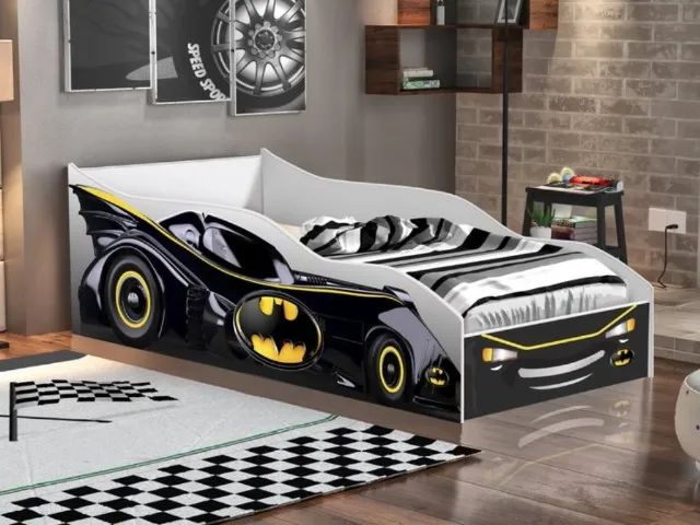 Cama Juvenil Formato de Carro - Black