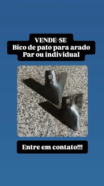 Bico de pato para arado - Par