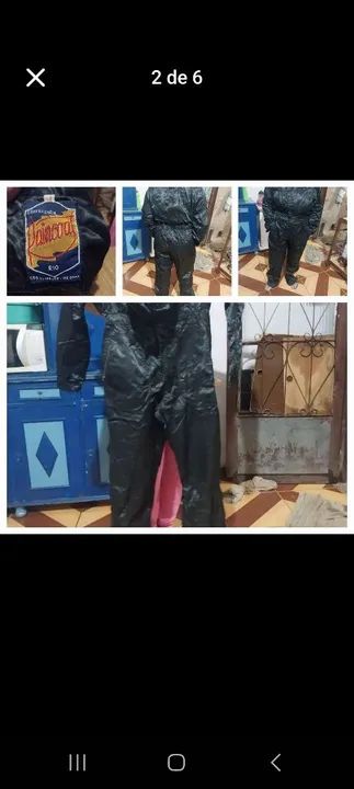 Calças jaquetas de trabalho preta - Foto 6