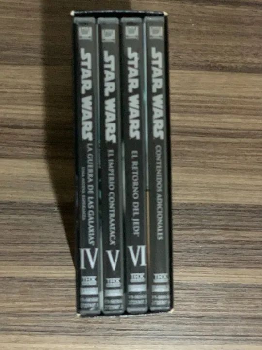 STAR WARS - VENDO OU TROCO dvd star wars trilogia original - importado masterizado - Foto 4