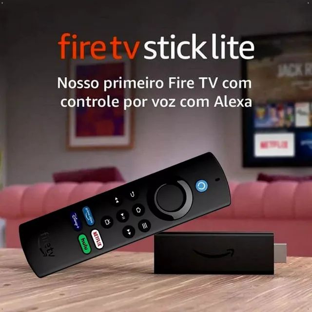 Streaming  Fire Tv Stick Lite Com Controle Remoto Lite