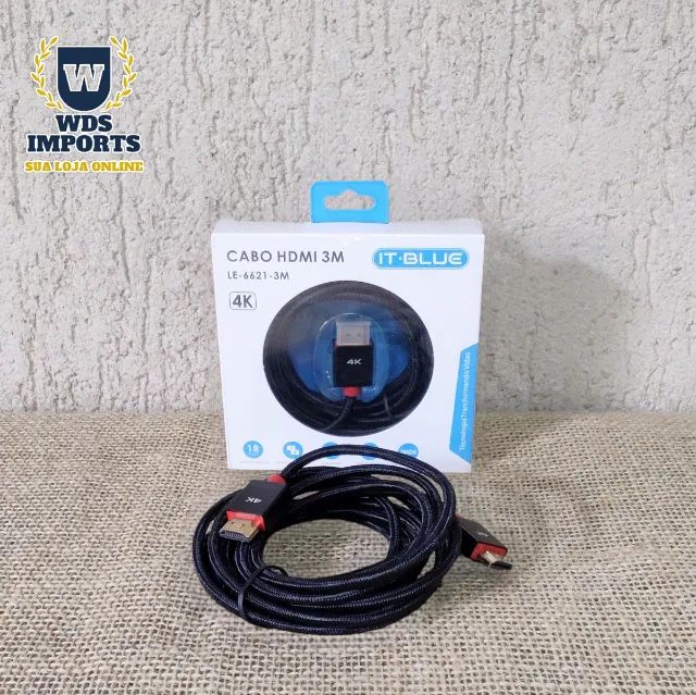 Cabo Hdmi 4K 3 Metros