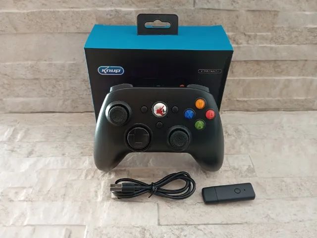 Controle Sem Fio Para Xbox 360 e Computador Recarregável - Foto 2